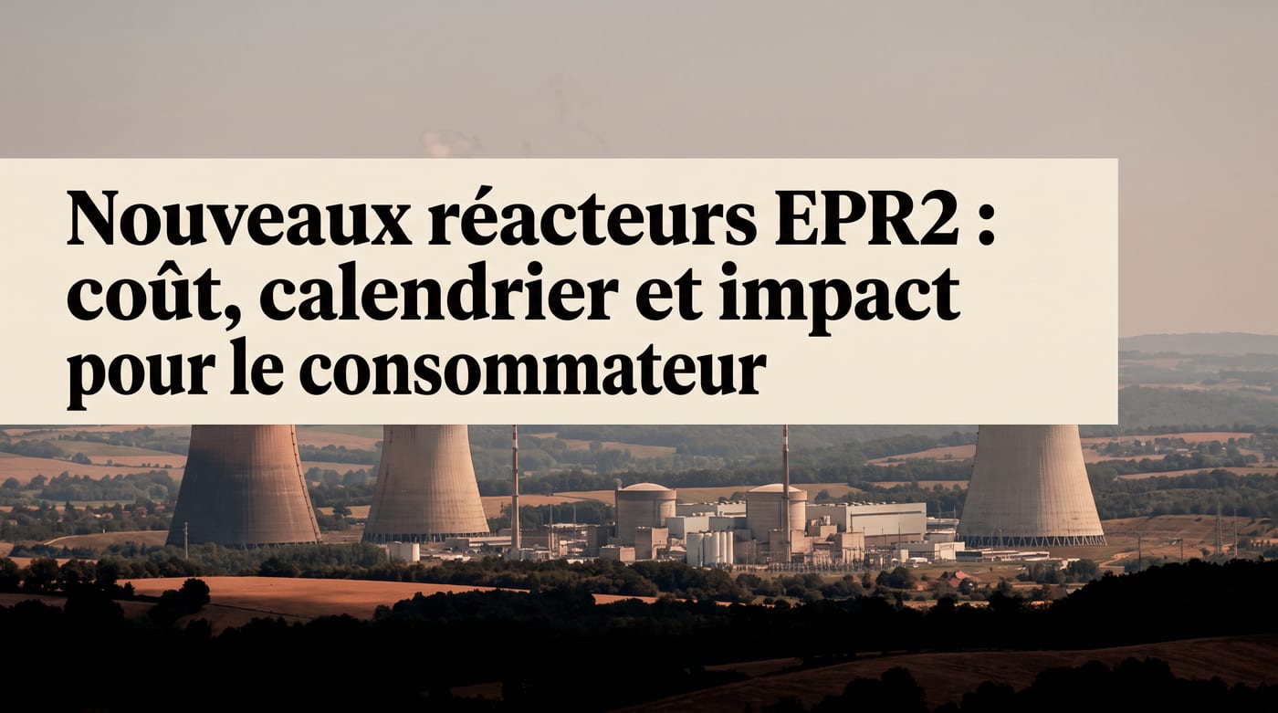 Illustration de couverture : Nouveaux réacteurs EPR2 : coût, calendrier et impact pour le consommateur