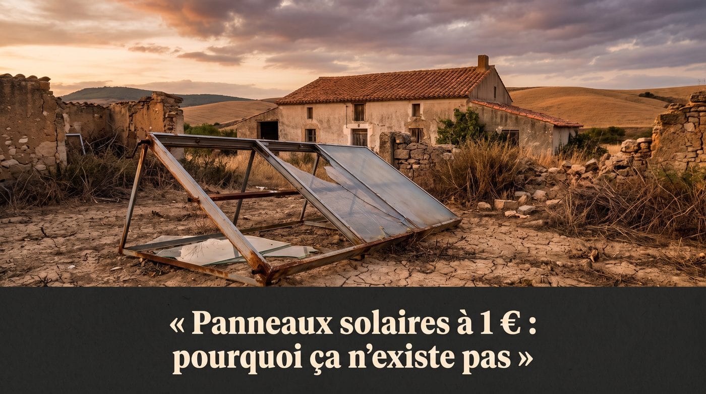 Panneaux solaires à 1 € en 2026 : pourquoi ça n'existe pas