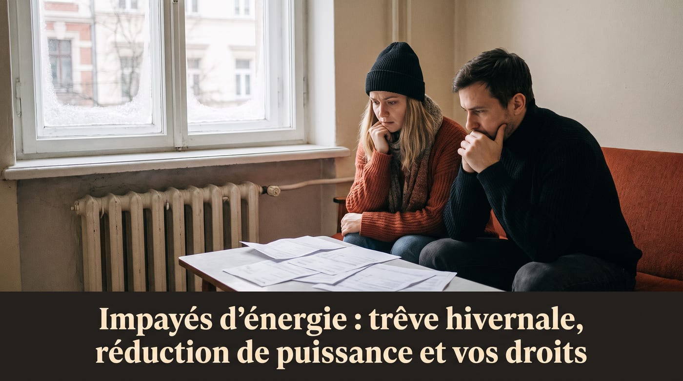Illustration de couverture : Impayés d'énergie : trêve hivernale, réduction de puissance et vos droits