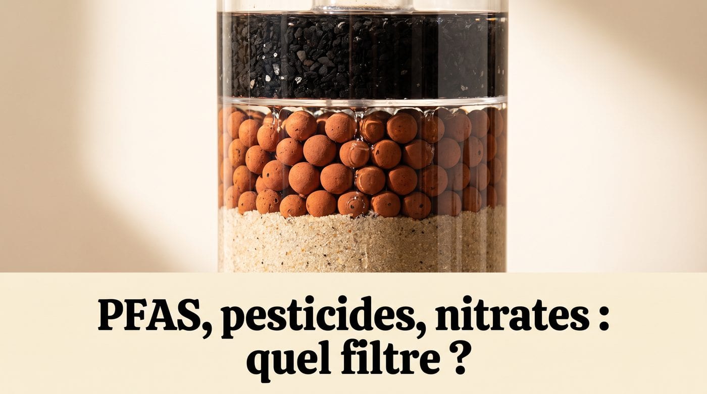 PFAS, pesticides, nitrates : quel filtre les enlève vraiment ?