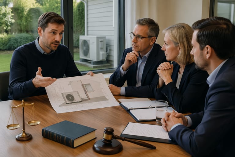 Illustration de couverture : Pompe à chaleur en copropriété : ce que le syndic peut (et ne peut pas) refuser
