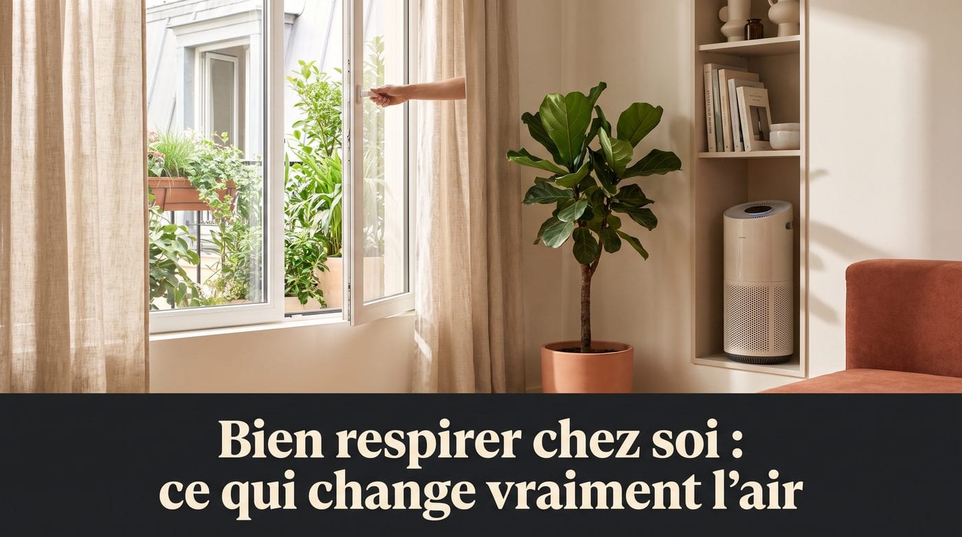 Bien respirer chez soi : ce qui change vraiment l'air