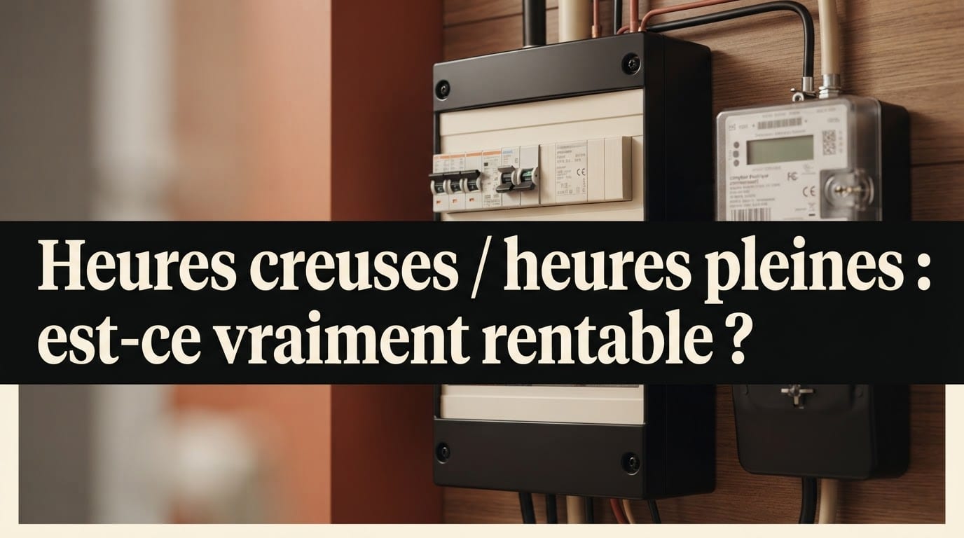 Illustration de couverture : Heures creuses / heures pleines : est-ce vraiment rentable ?