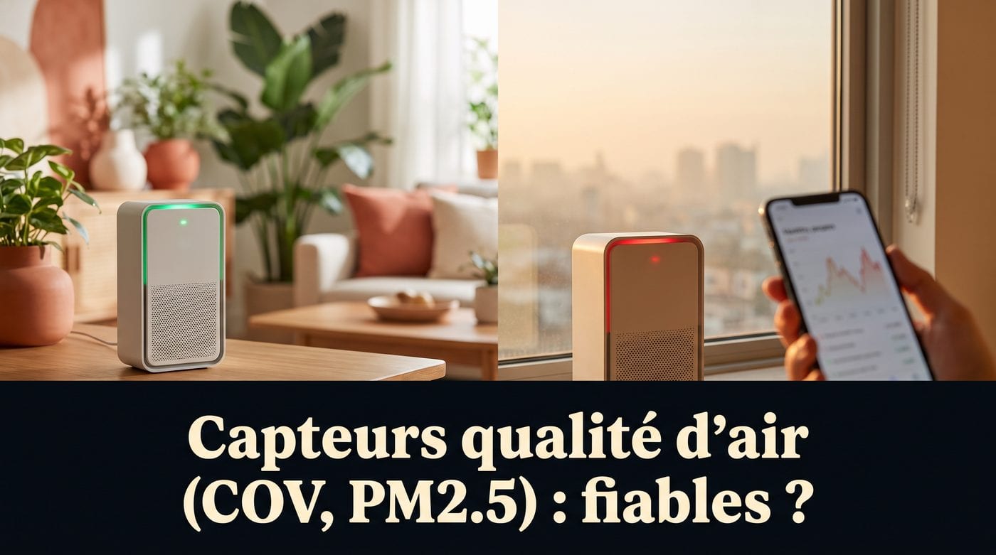 Capteurs qualité d'air (COV, PM2.5) : fiables ou pas ?