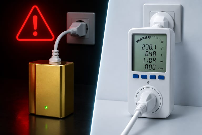 Illustration de couverture : Boîtier économiseur d'énergie : arnaque ou vraie économie ? Le verdict après tests