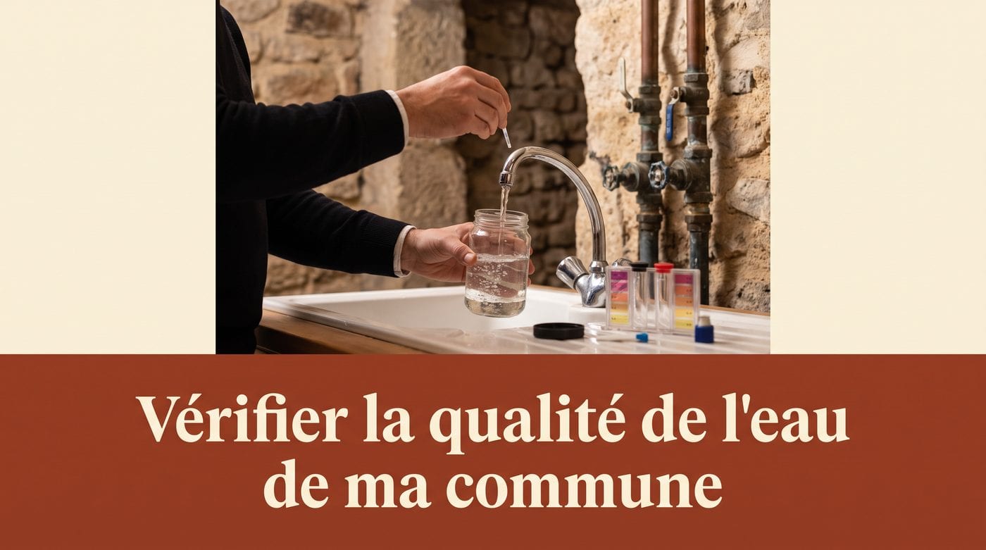 Vérifier la qualité de l'eau de ma commune