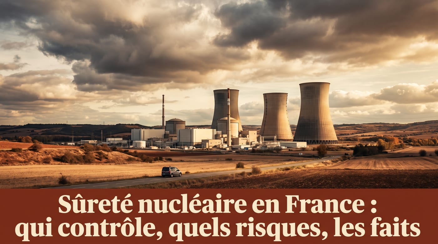 Illustration de couverture : Sûreté nucléaire en France : qui contrôle, quels risques, les faits