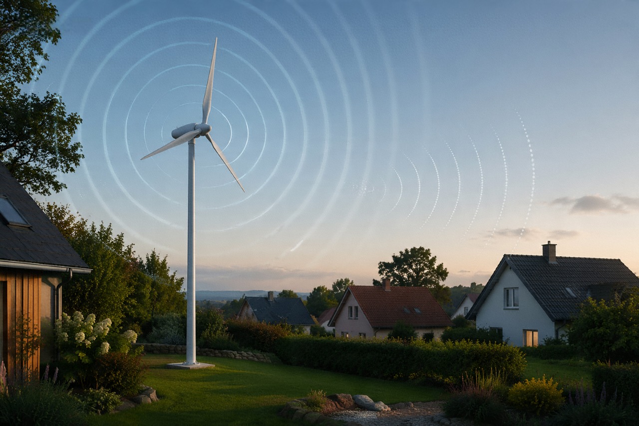 Éolienne domestique : bruit, vibrations et troubles de voisinage