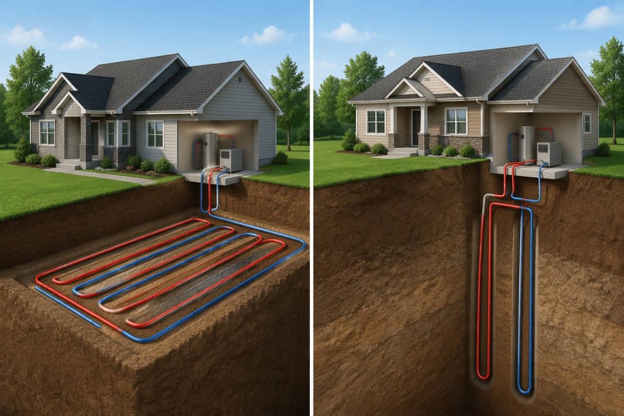Capteurs horizontaux ou sonde verticale : quelle géothermie pour votre terrain ?