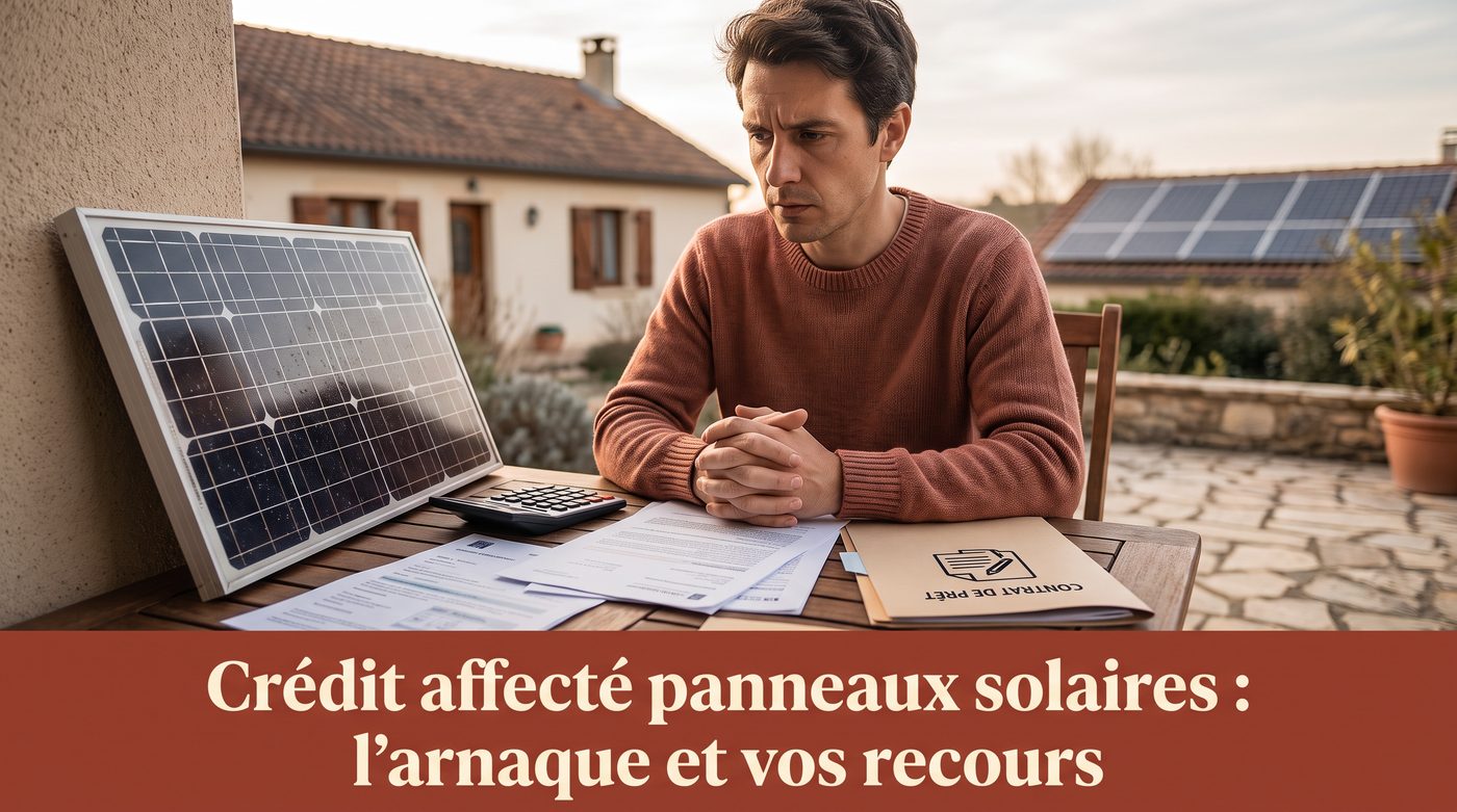Crédit affecté panneaux solaires (Cofidis, Sofinco) : l'arnaque et vos recours