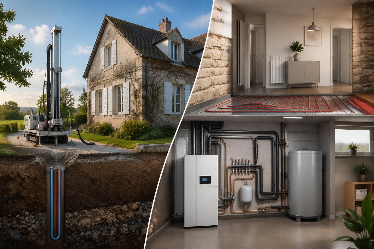 Géothermie en rénovation : possible sans tout casser ? Ce qu'on vous cache