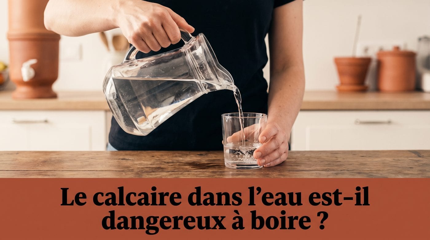Le calcaire dans l'eau est-il dangereux à boire ?