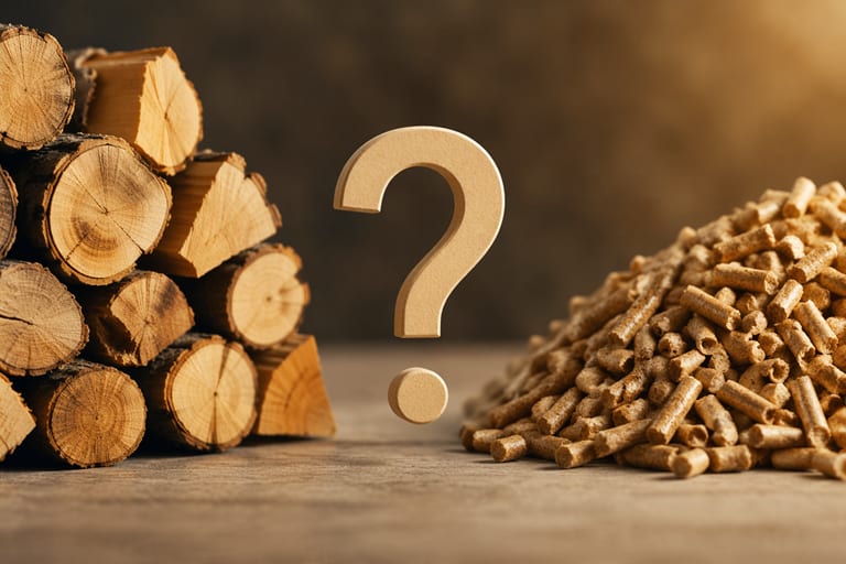 Illustration de couverture : Poêle à bois ou à granulés : le comparatif honnête (et pour qui chacun est un mauvais choix)