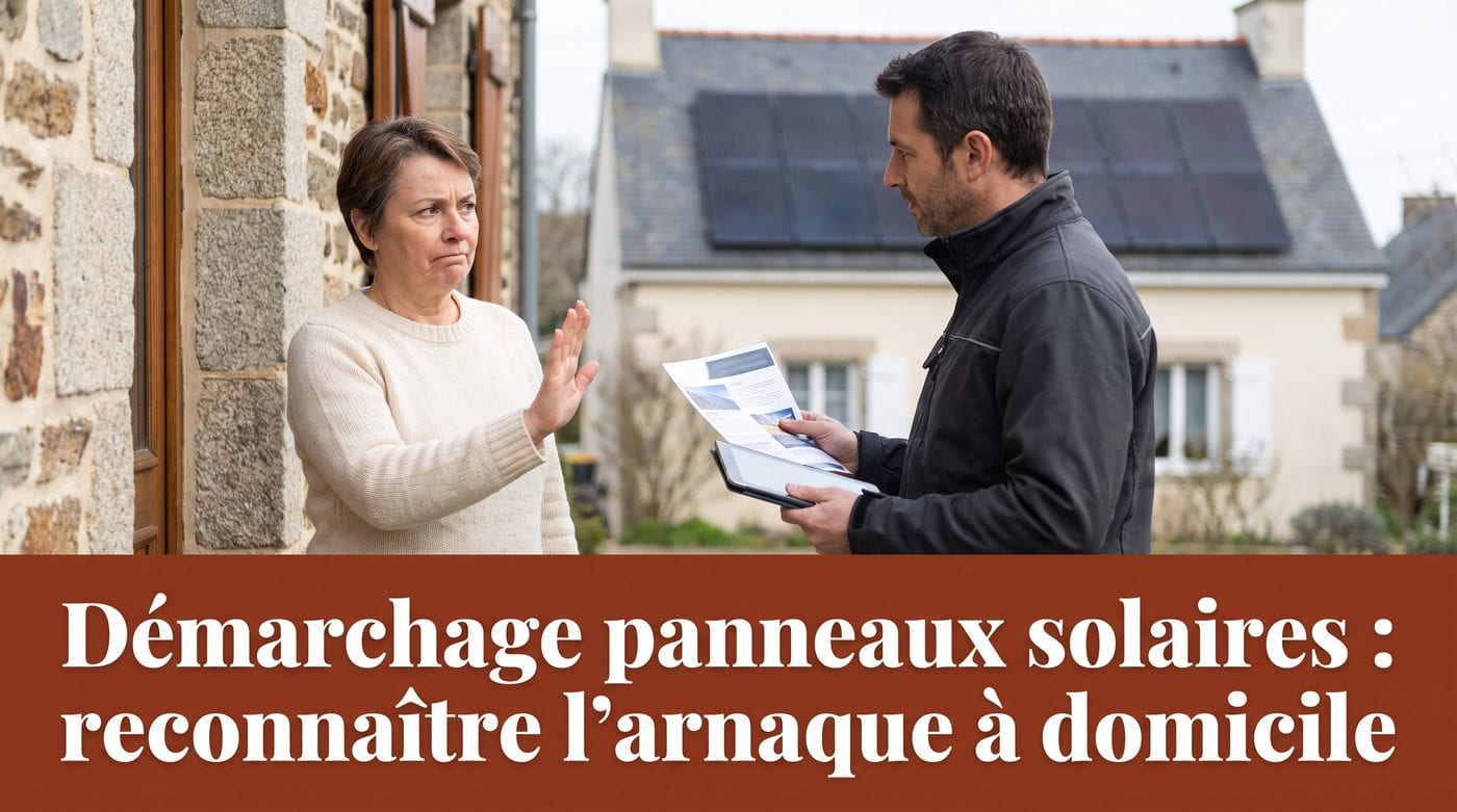Démarchage panneaux solaires : reconnaître l'arnaque à domicile