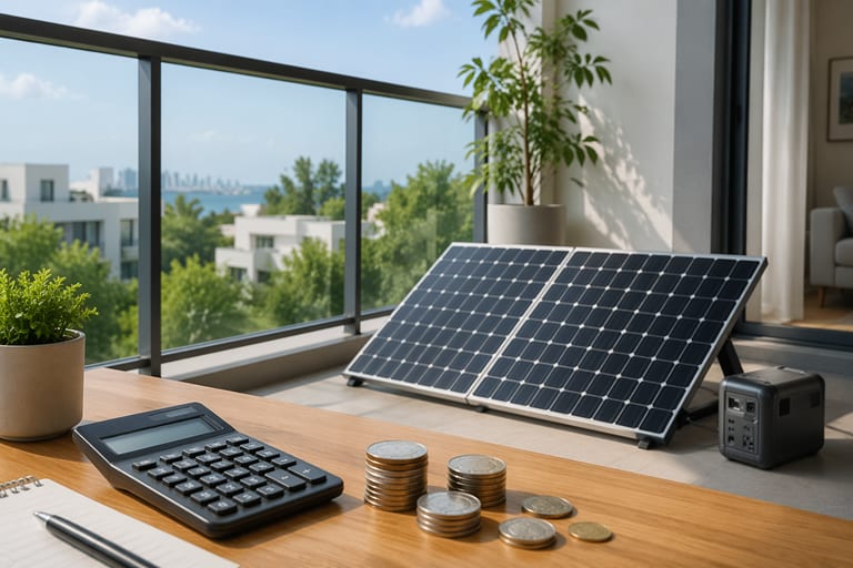 Illustration de couverture : Kit solaire balcon : combien ça rapporte vraiment ? Le calcul honnête
