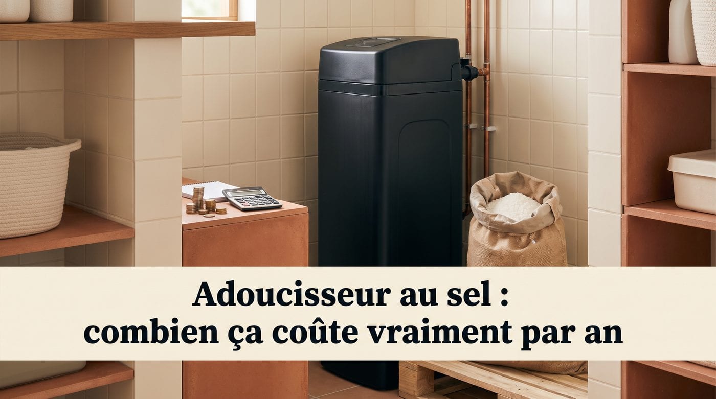 Adoucisseur au sel : combien ça coûte vraiment par an