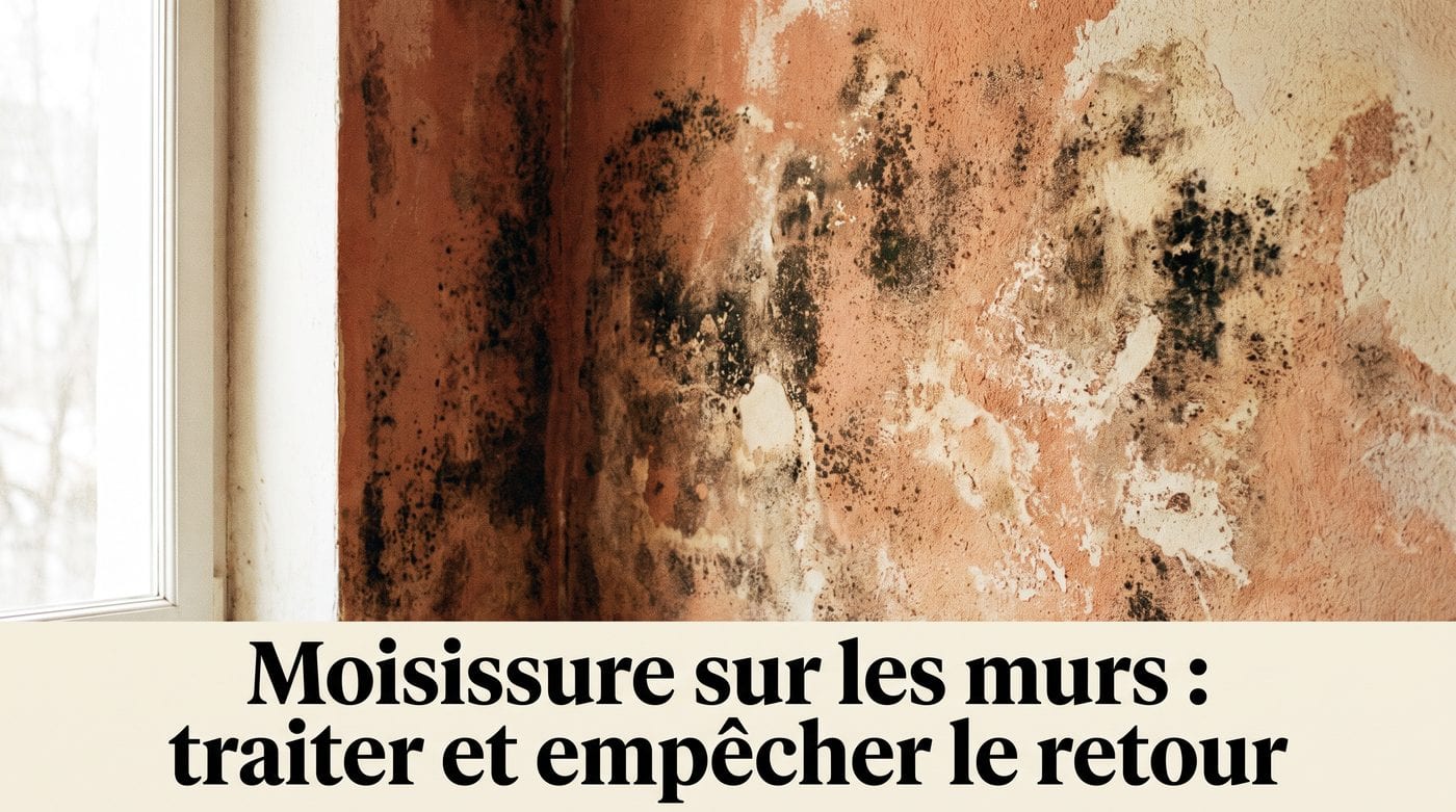 Moisissure sur les murs : traiter et empêcher le retour