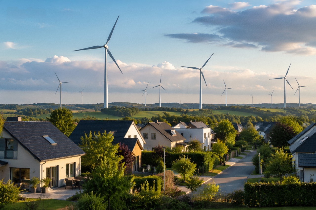 Habiter près d'un parc éolien : bruit, immobilier, santé — ce qui est avéré