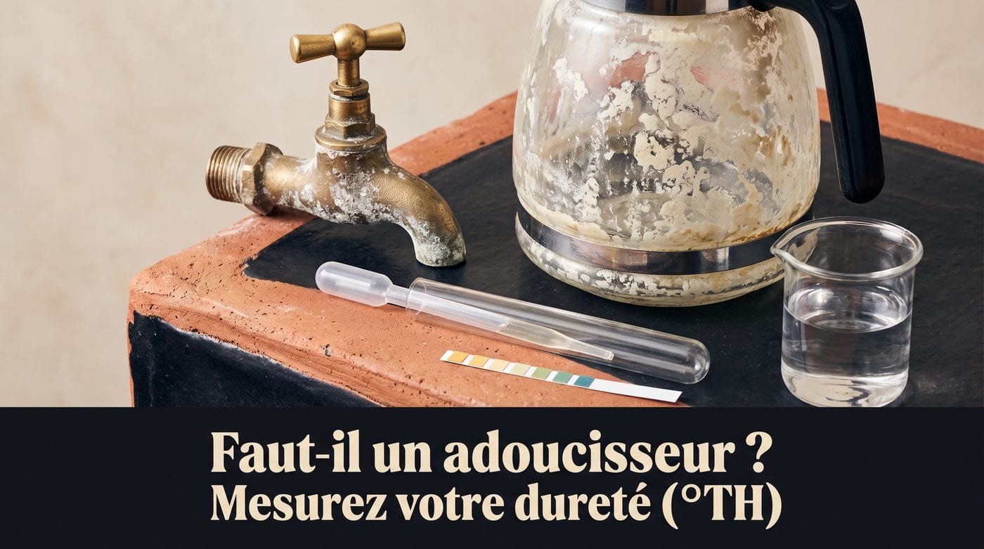 Faut-il un adoucisseur ? Mesurez votre dureté (°TH) d'abord