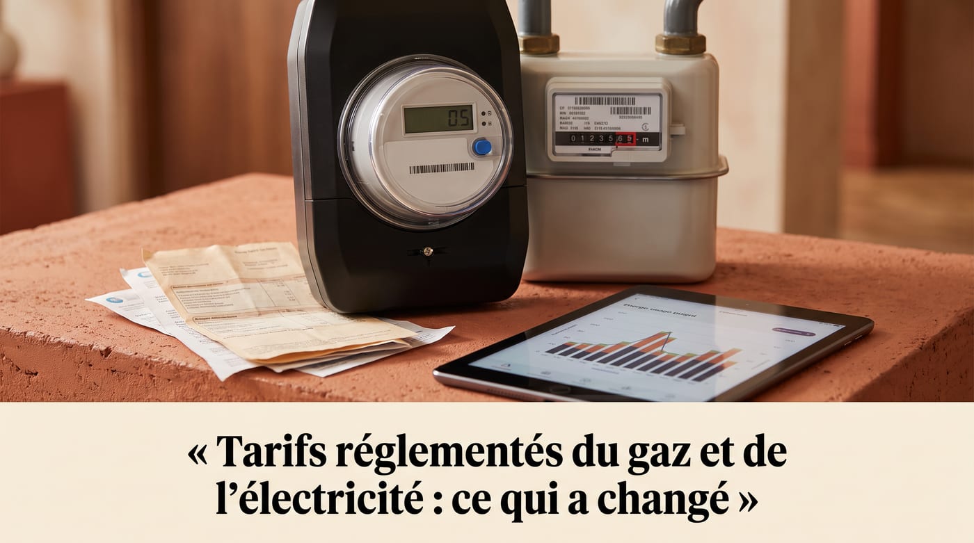 Illustration de couverture : Tarifs réglementés du gaz et de l'électricité : ce qui a changé
