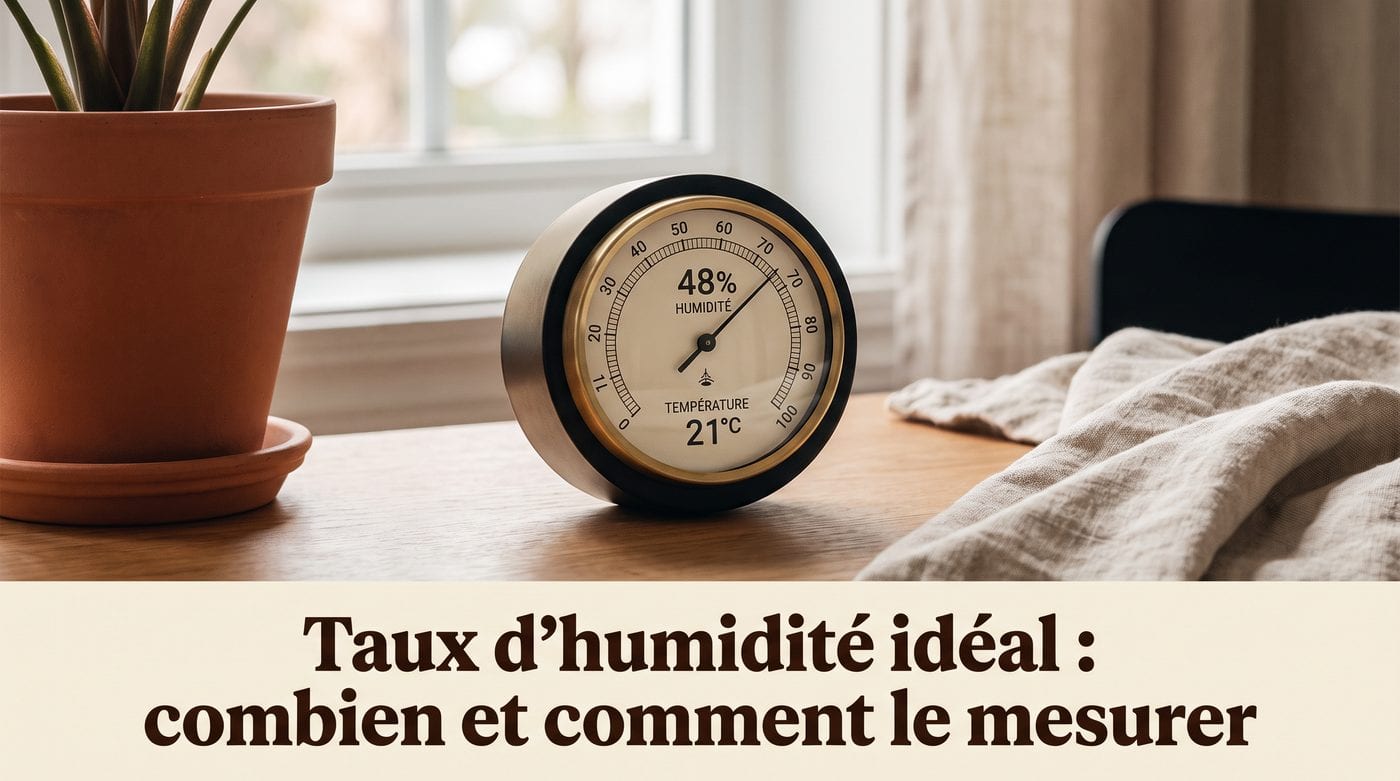 Taux d'humidité idéal : combien et comment le mesurer