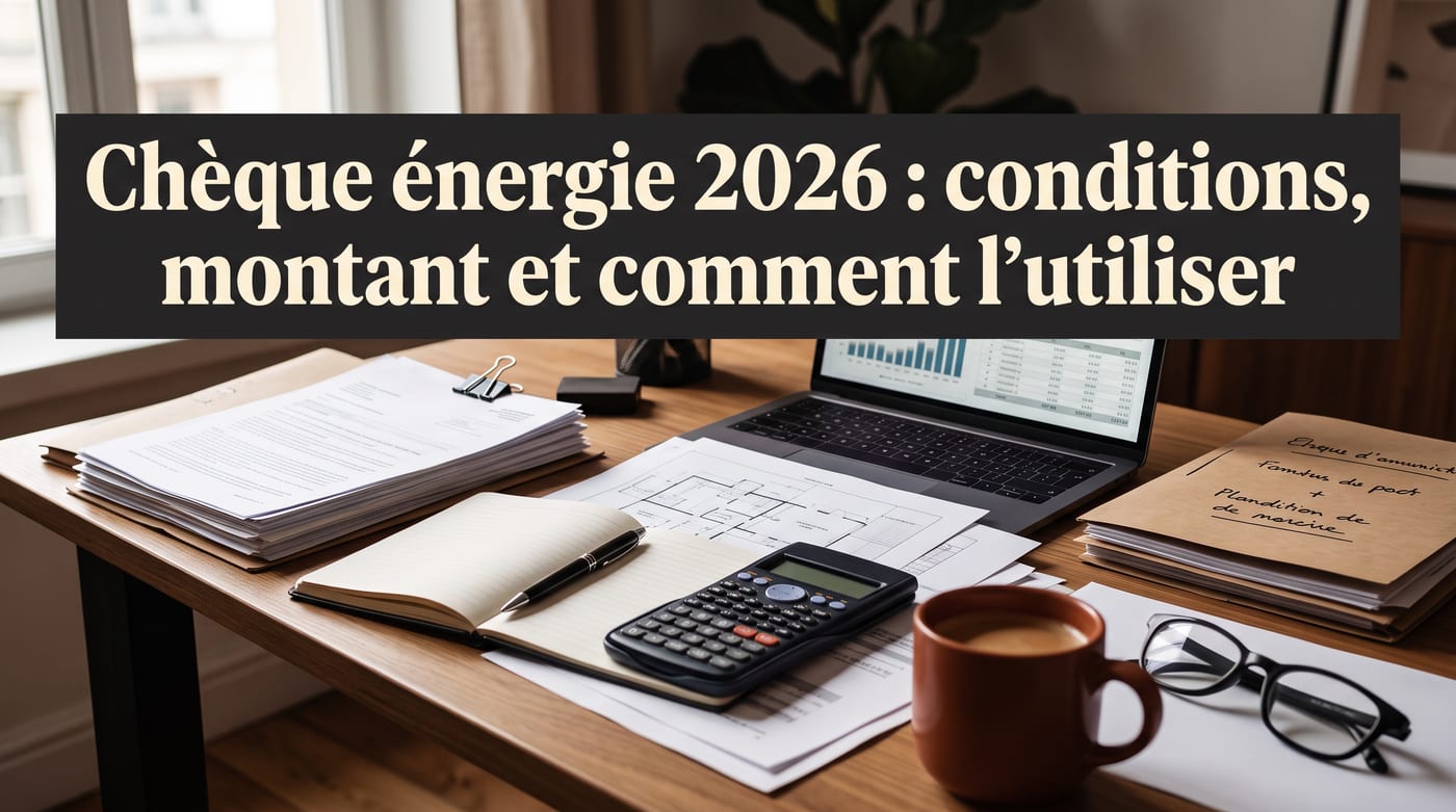 Illustration de couverture : Chèque énergie 2026 : conditions, montant et comment l'utiliser