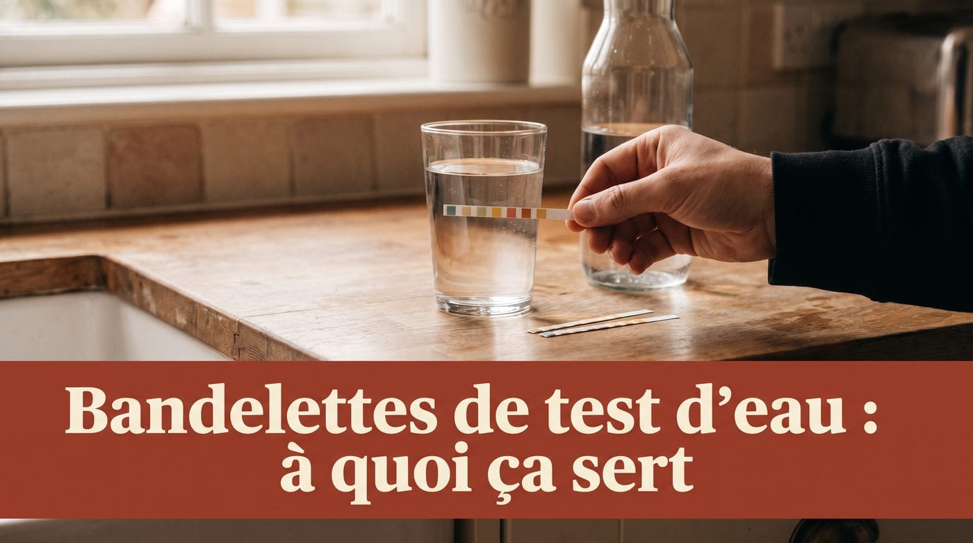 Bandelettes de test d'eau maison : à quoi ça sert vraiment