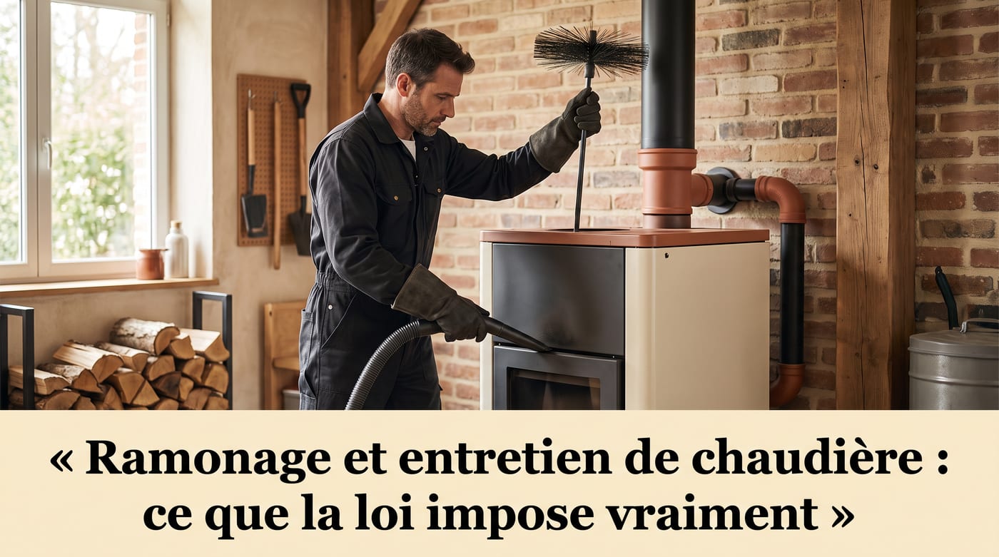 Illustration de couverture : Ramonage et entretien de chaudière : ce que la loi impose vraiment