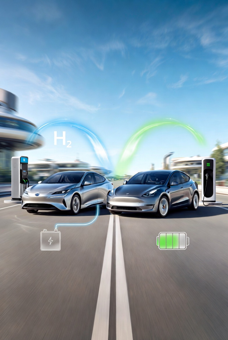Voiture à hydrogène ou électrique à batterie : le match honnête