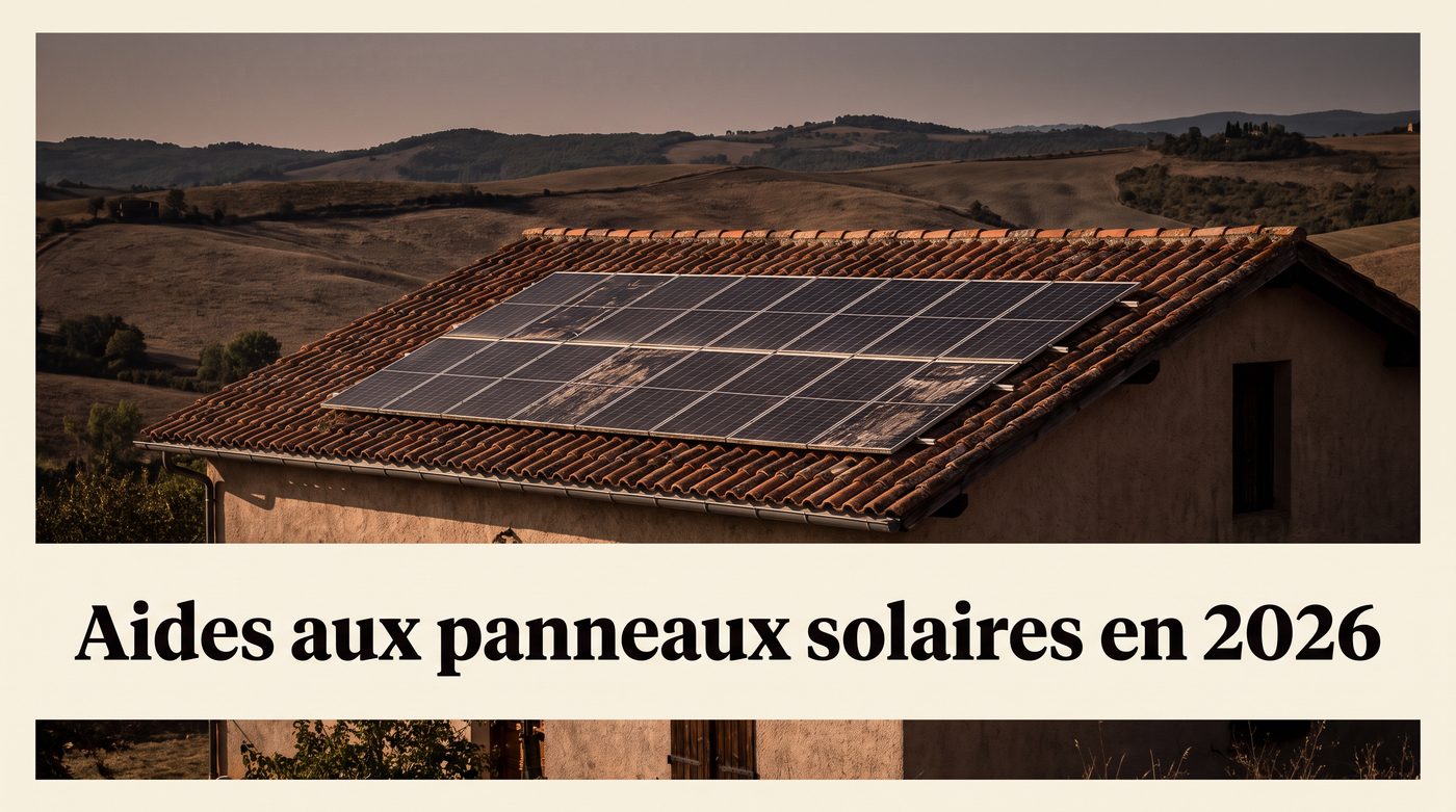 Aides aux panneaux solaires en 2026 : prime, TVA, ce qui a baissé