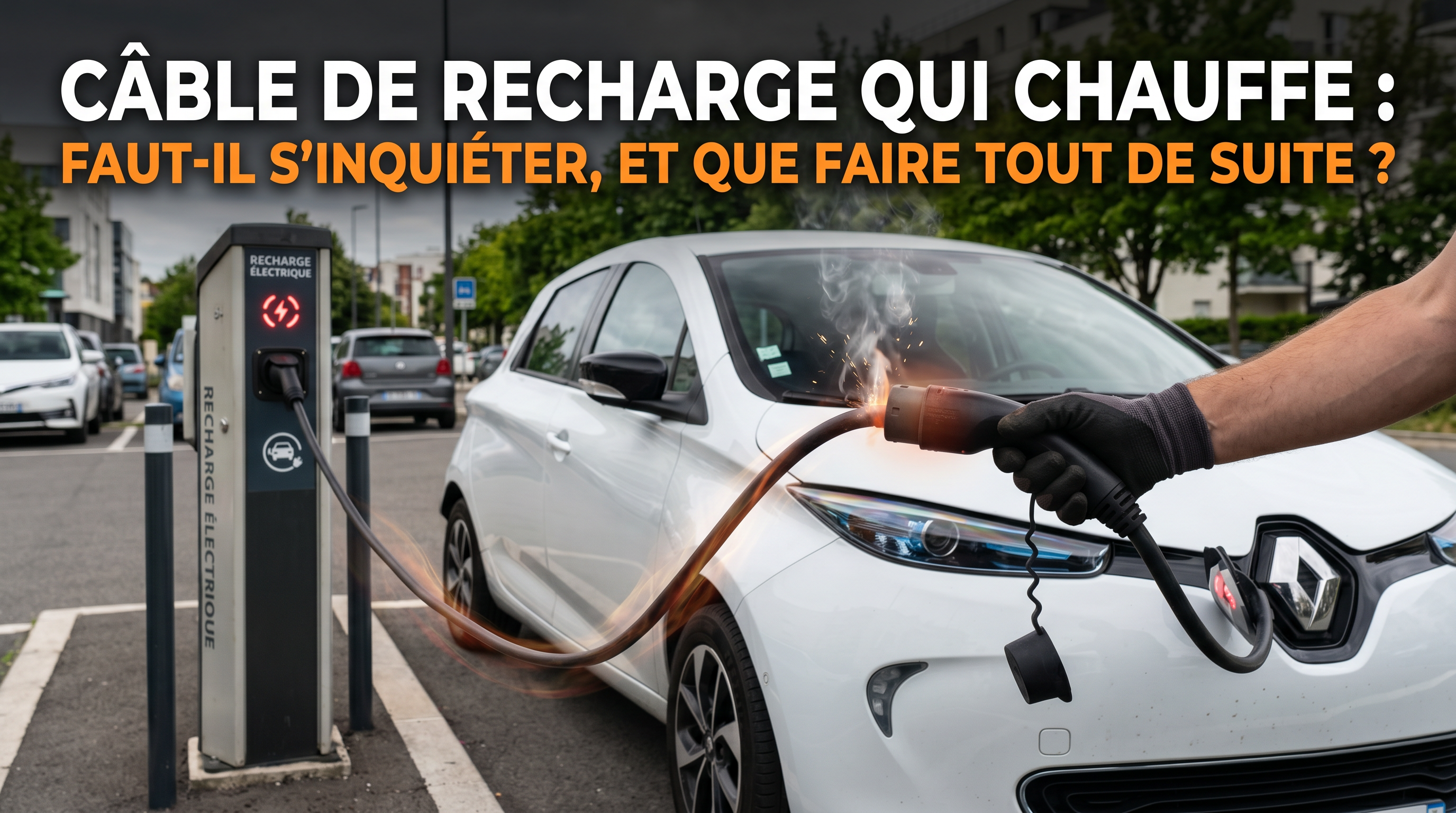 Câble de recharge qui chauffe : faut-il s'inquiéter, et que faire tout de suite ?