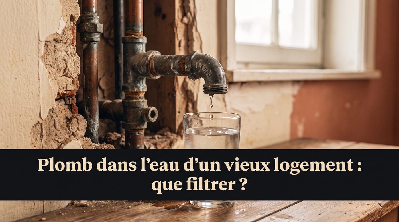 Plomb dans l'eau d'un vieux logement : que filtrer ?
